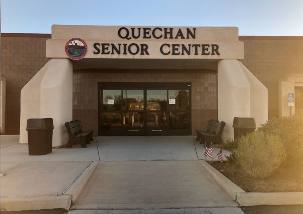 Exterior view of the Quechan senior center