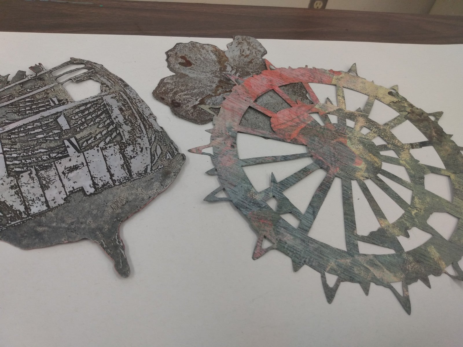 Art of wheels and flowers