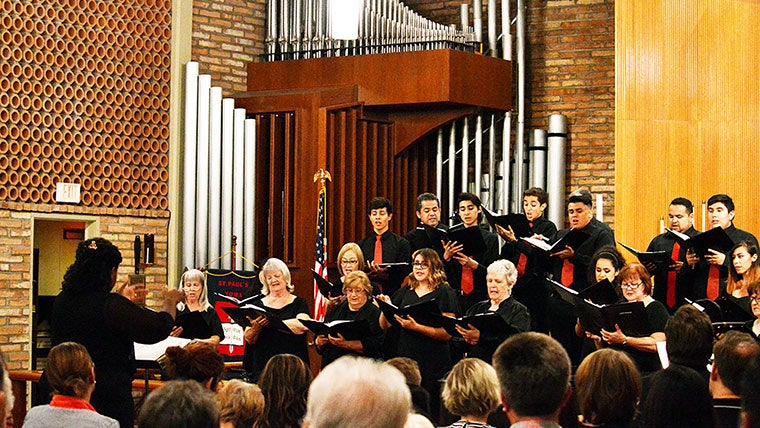 Yuma Chorale under the direction of Professor of Music Deltrina D. Grimes