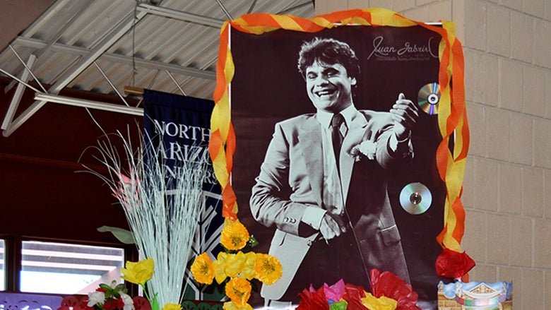 Juan Gabriel, musican Day of the Dead altar for Juan Gabriel
