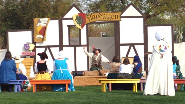 Flapdragon show at Renaissance Faire. Photo by Rudy Gonzalez.