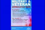 Military Appreciation Days include the "Freedom Run: on November 7th and "The House" basketball game on Thursday November 12th.